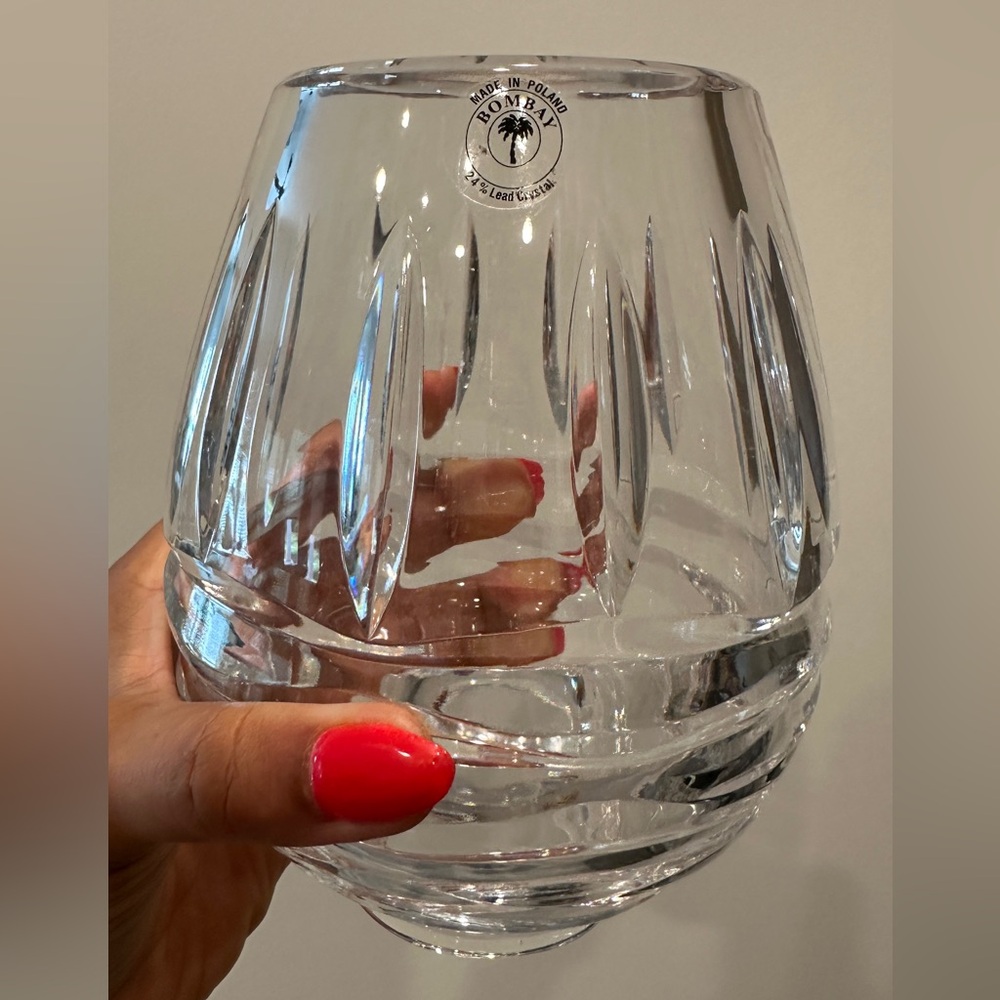 Bombay Crystal Votive Candle Glass Cover